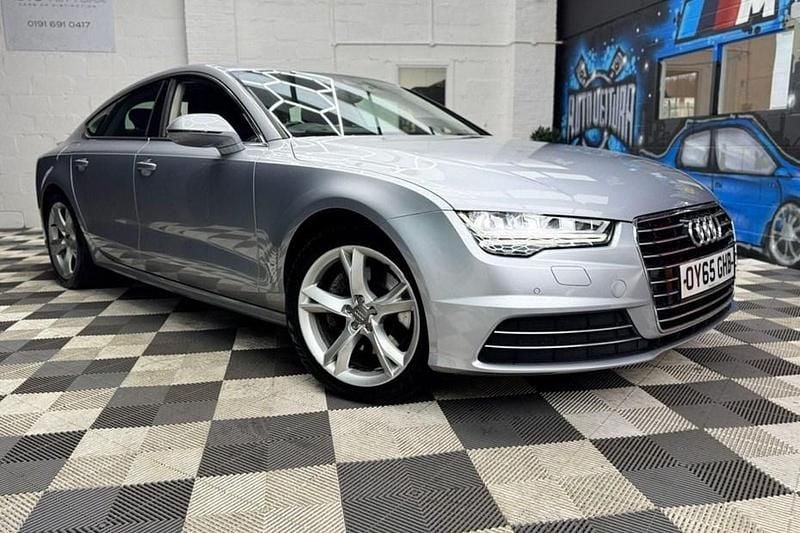 Silver Used 2015 Audi A7 Sportback Design Hatchback | £10,495 (Good price) - Image 1/1