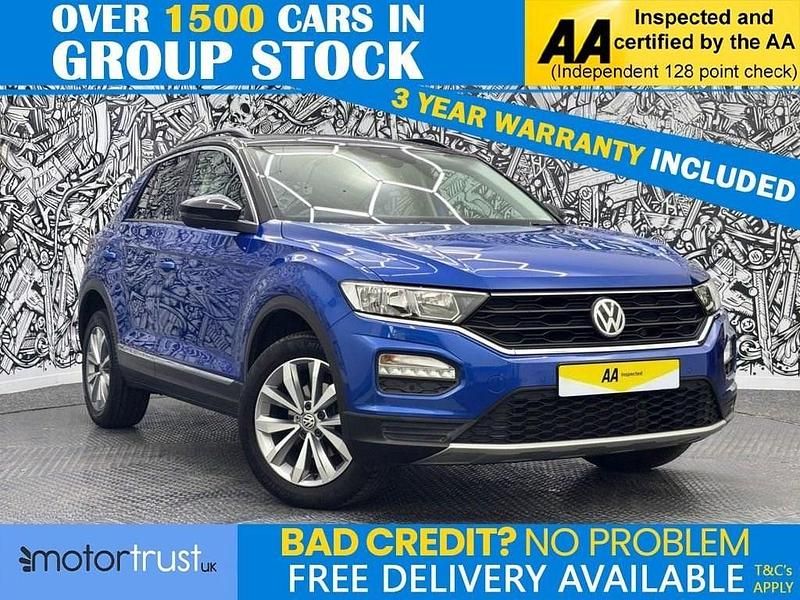 Blue Used 2020 VW T-Roc Design SUV | £14,495 (Good price) - Image 1/2
