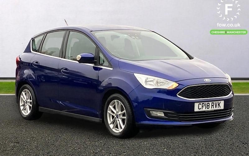 Blue Used 2018 Ford C-MAX Zetec MPV | £10,299 (A bit pricey) - Image 1/4