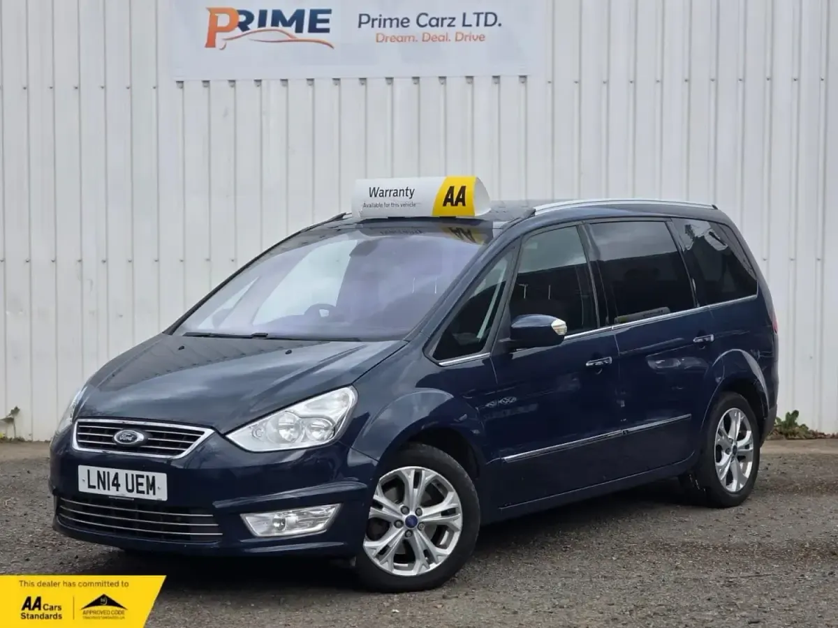 Begagnad Ford Galaxy Titanium 2014 Blå Minibuss