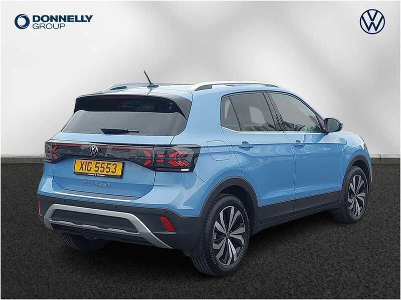 Used VW T-Cross Style 115 HP (84 kW) 2024 Blue SUV
