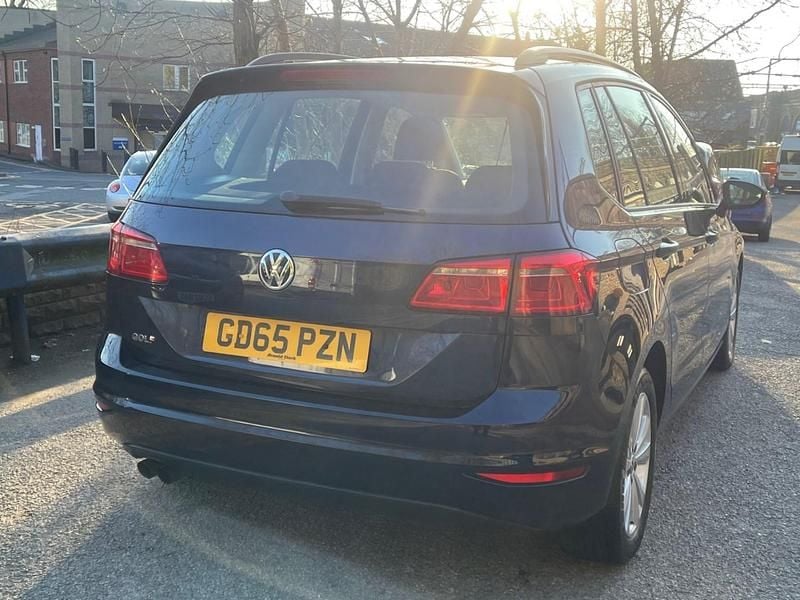 Used VW Golf Sportsvan SE 125 HP (91 kW) 2016 Blue MPV