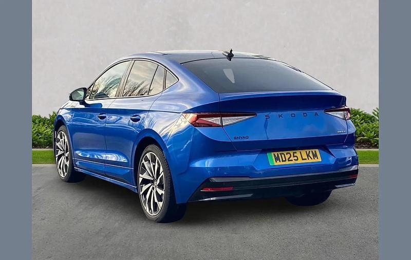 Used Skoda Enyaq iV SportlinePlus 210 kW (286 HP) 2025 Blue SUV