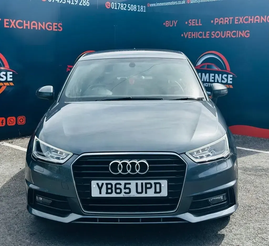 Used Audi A1 S-Line 116 HP (85 kW) 2016 Grey Hatchback