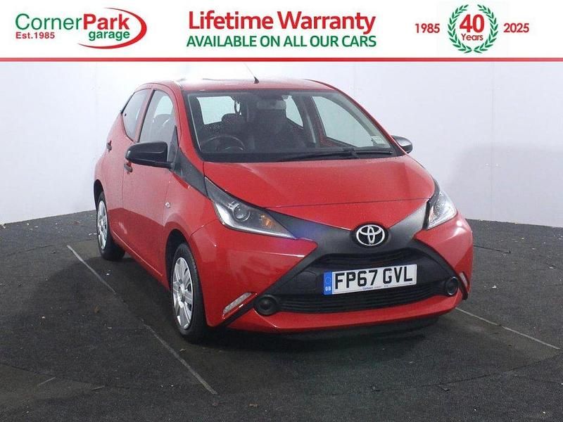 Red Used 2017 Toyota Aygo Hatchback | £5,499 (Good price) - Image 1/4