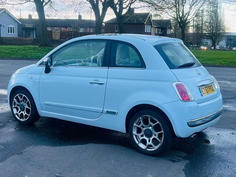 Used Fiat 500 Lounge 2008 Blue Hatchback