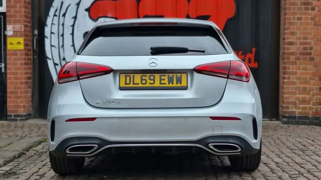 Used Mercedes A200 AMG line 2019 Silver Hatchback