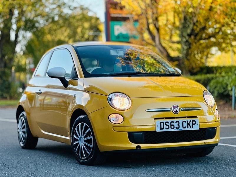 Yellow Used 2013 Fiat 500 S Hatchback | £1,950 (Good price) - Image 1/4