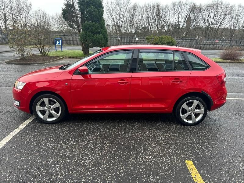 Used Skoda Rapid Elegance 2014 Red Hatchback