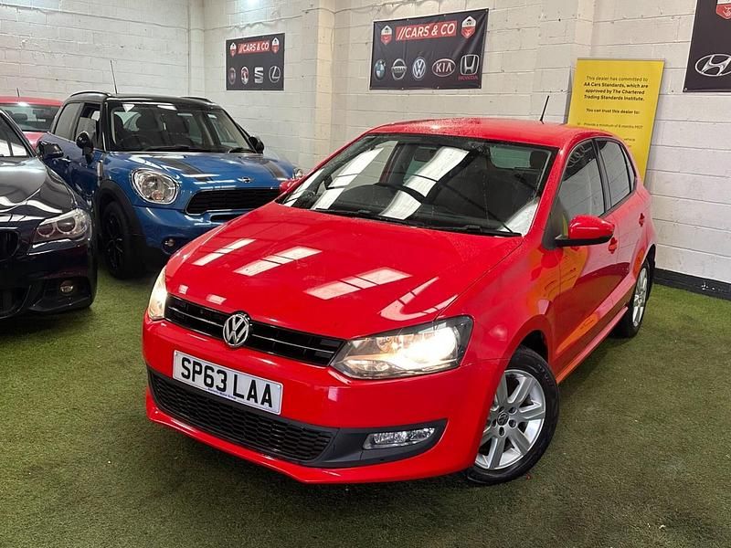 Used VW Polo Edition 75 HP (55 kW) 2013 Red Hatchback
