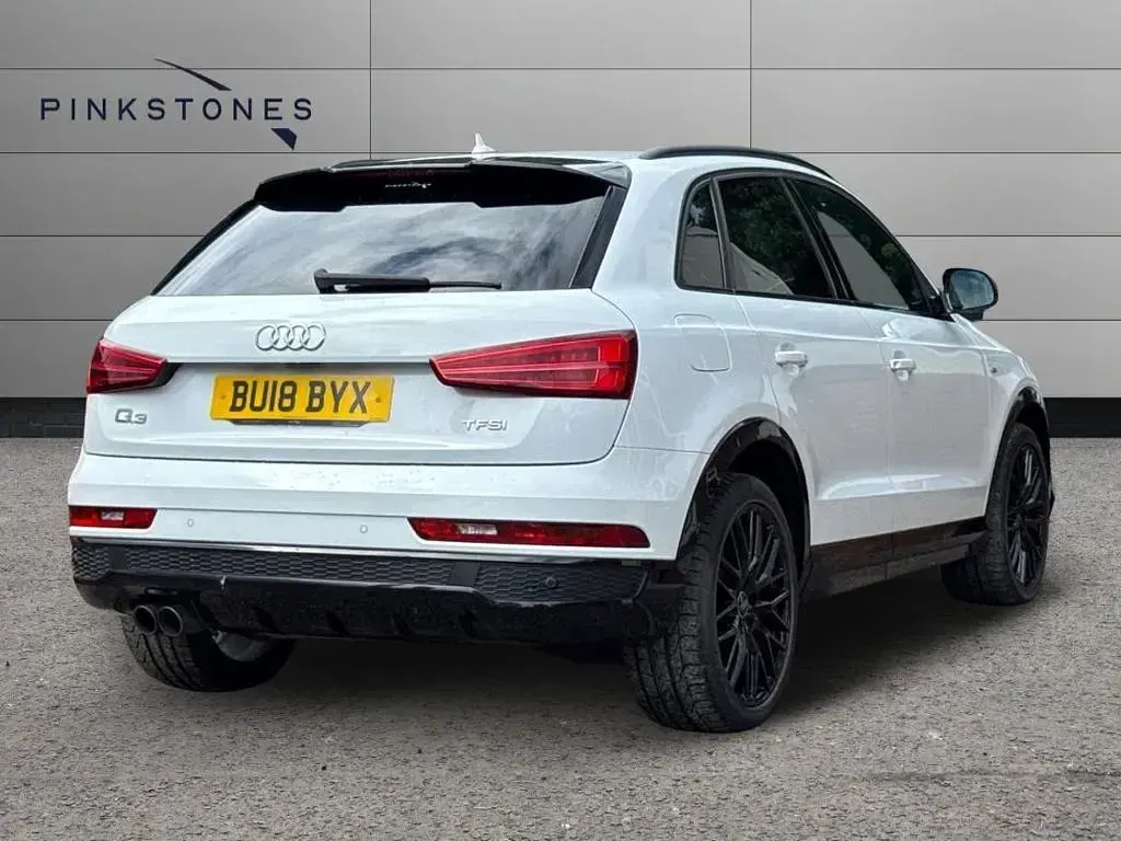 Used Audi Q3 Black Edition 150 HP (110 kW) 2018 White SUV