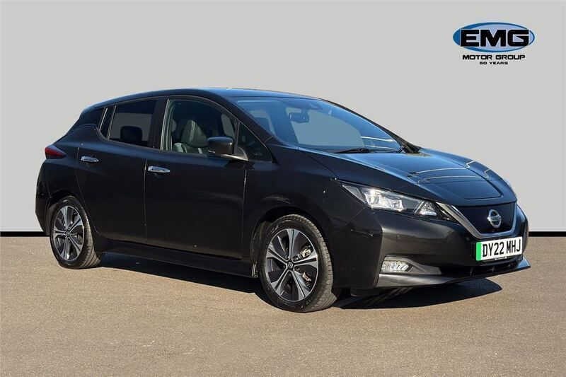 Black Used 2022 Nissan Leaf Tekna Hatchback | £11,995 (Fair price) - Image 1/3