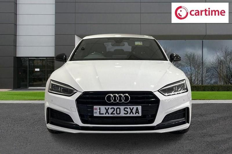 Used Audi A5 Sportback Black Edition 245 HP (180 kW) 2020 White Hatchback