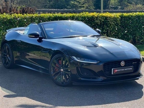Black Used 2022 Jaguar F-Type R-Dynamic Cabriolet | £51,995 (Good price) - Image 1/1