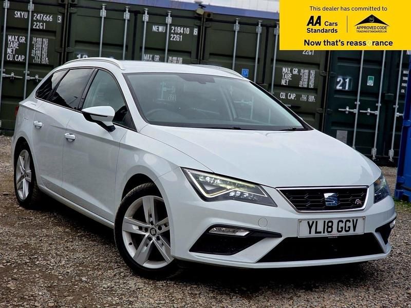 Used Seat Leon ST FR 150 HP (110 kW) 2018 White Estate