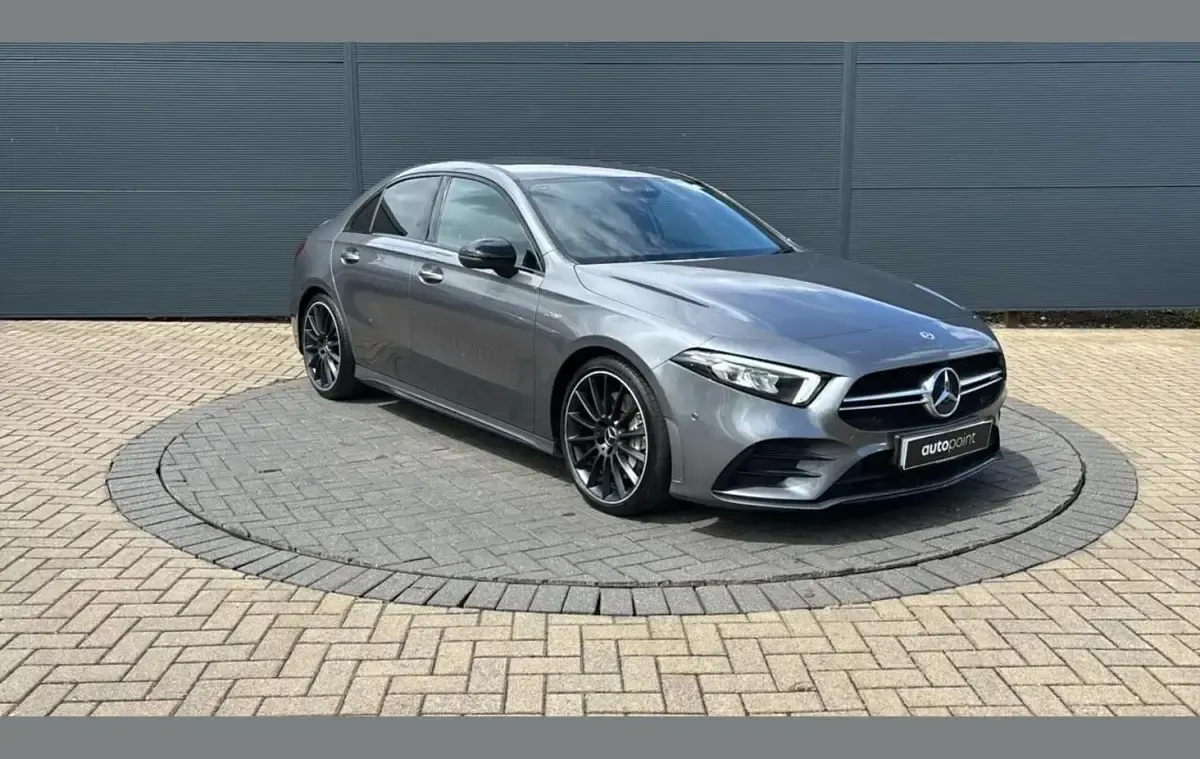 Used Mercedes A35 AMG Premium 301 HP (221 kW) 2019 Grey Sedan