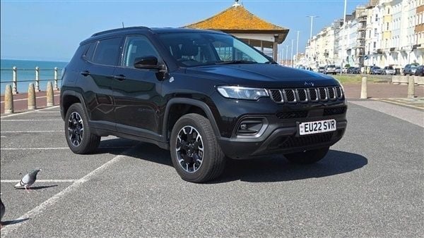 Black Used 2022 Jeep Compass Trailhawk SUV | £17,495 (Good price) - Image 1/1
