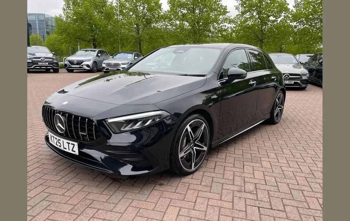 Used Mercedes A35 AMG Premium 316 HP (232 kW) 2025 Cosmos black Hatchback