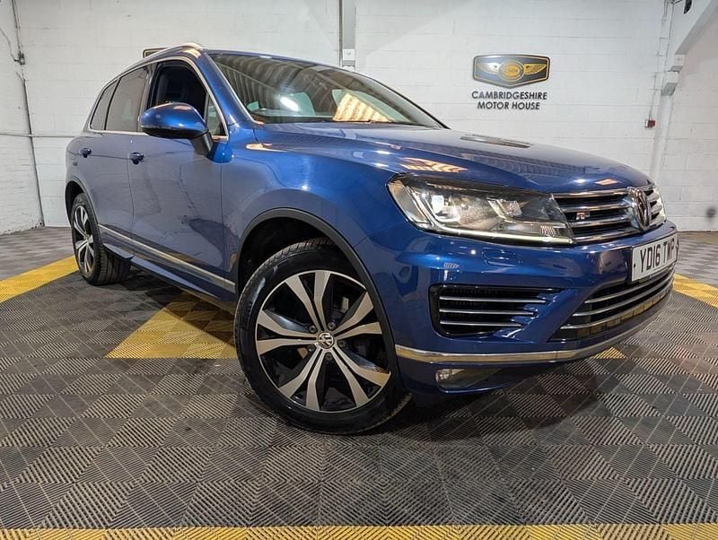 Used VW Touareg R-line 262 HP (192 kW) 2016 Blue SUV