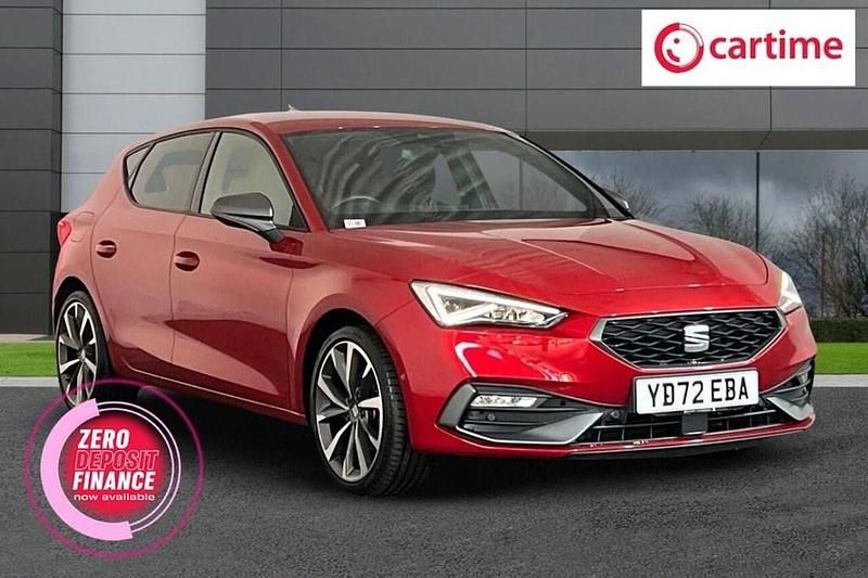Red Used 2022 Seat Leon FR Sport Hatchback | £18,599 (Fair price) - Image 1/4