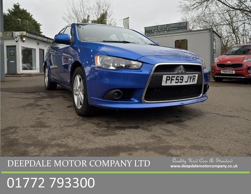 Used Mitsubishi Lancer 2010 Blue Hatchback