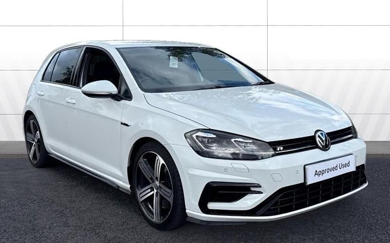 White Used 2019 VW Golf VII R Hatchback | £23,349 (Good price) - Image 1/4