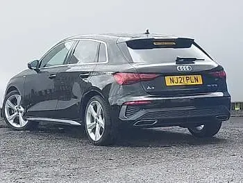 Used Audi A3 S-Line 150 HP (110 kW) 2021 Black Sedan