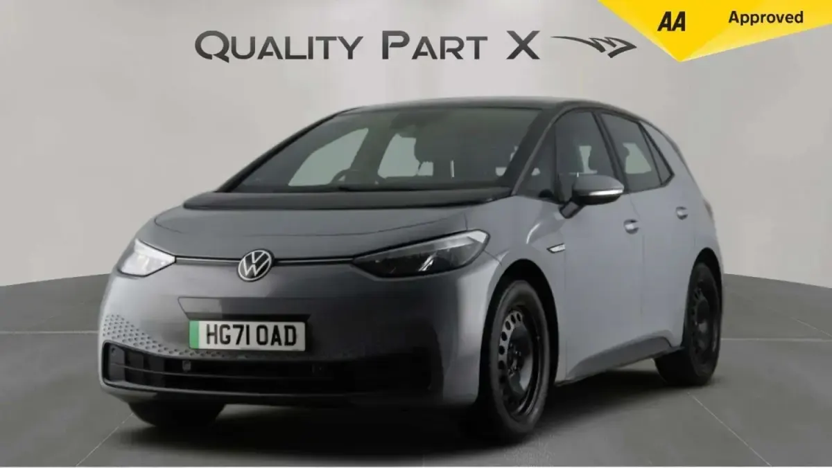 Begagnad VW ID.3 Pro Performance 150 kW (204 HK) 2022 Grå Halvkombi