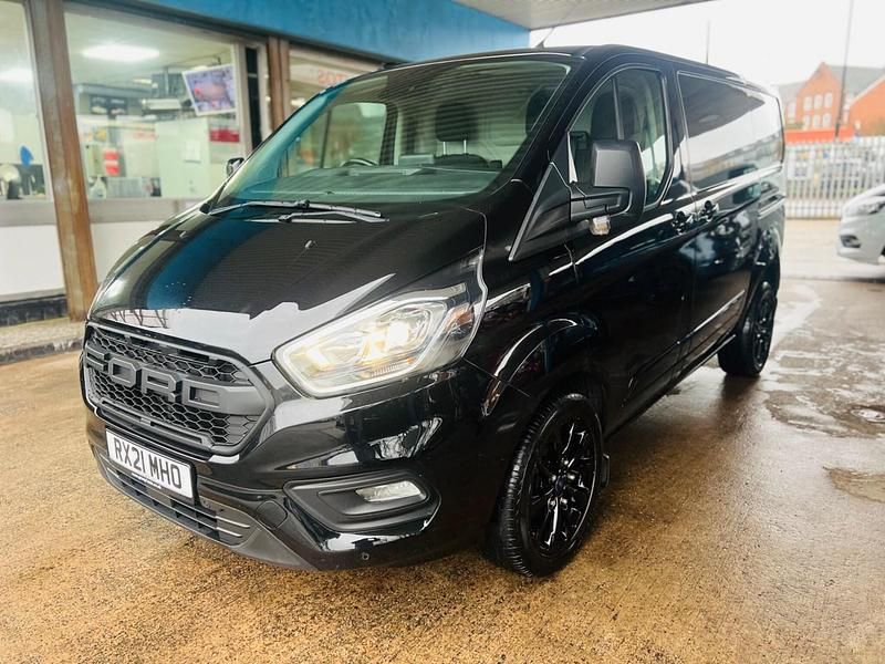 Used Ford Transit Custom Limited 130 HP (95 kW) 2021 Black Van