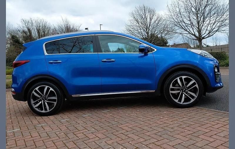 Used Kia Sportage 136 HP (100 kW) 2019 Blue SUV