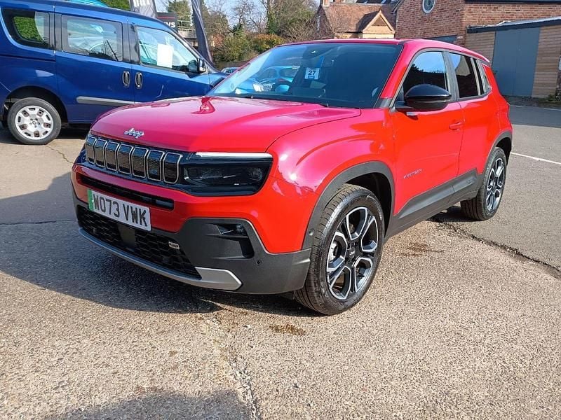 Red Used 2024 Jeep Avenger EV Summit SUV | £19,470 (Fair price) - Image 1/4