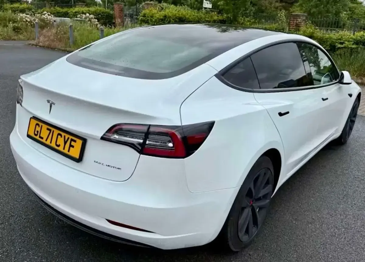 Used Tesla Model 3 Long Range AWD 366 kW (498 HP) 2022 White Sedan