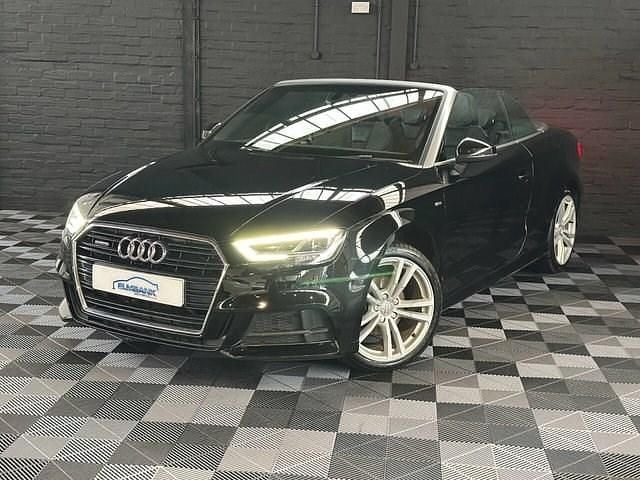Used Audi Cabriolet S-Line 150 HP (110 kW) 2017 Black Cabriolet