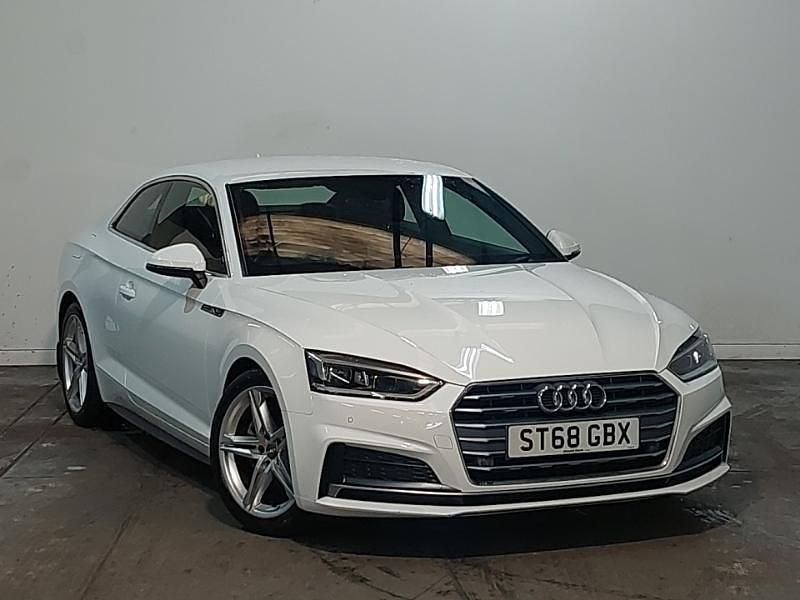 White Used 2018 Audi A5 S-Line Coupe | £15,698 (Good price) - Image 1/4