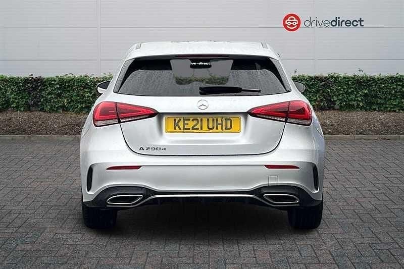 Used Mercedes A150 AMG line 150 HP (110 kW) 2021 Silver Hatchback