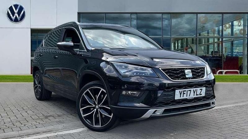 Black Used 2017 Seat Ateca XCELLENCE SUV | £11,393 (Fair price) - Image 1/4