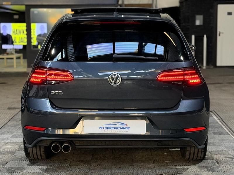 Used VW Golf VII GTD 184 HP (135 kW) 2019 Blue Hatchback
