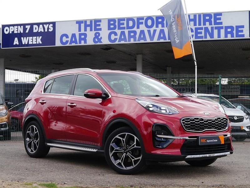 Red Used 2018 Kia Sportage GT-Line SUV | £12,995 (Fair price) - Image 1/4