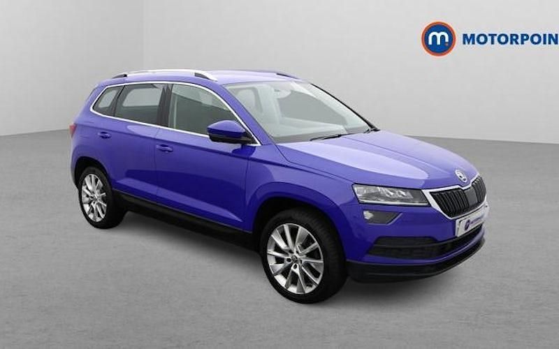 Used Skoda Karoq SE L 150 HP (110 kW) 2020 Blue SUV