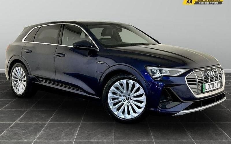 Blue Used 2021 Audi e-tron S-Line SUV | £16,795 (Good price) - Image 1/3