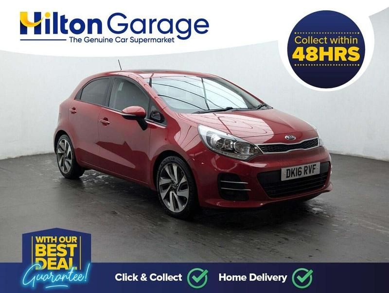 Used Kia Rio 109 HP (80 kW) 2016 Red Hatchback