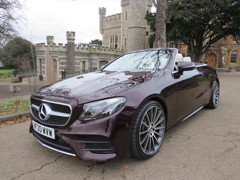 Red Used 2020 Mercedes E350 AMG line Cabriolet | £26,990 (A bit pricey) - Image 1/4