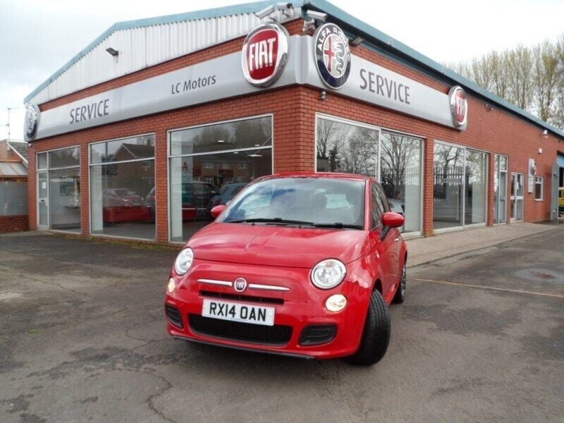 Red Used 2014 Fiat 500S S Hatchback | £5,695 - Image 1/3