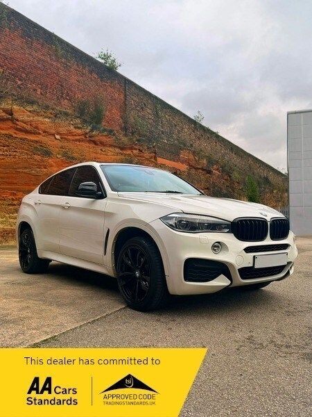 White Used 2016 BMW X6 M Sport SUV | £15,490 (Good price) - Image 1/4