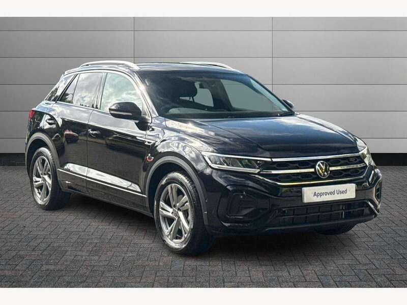 Black Used 2025 VW T-Roc R-line SUV | £29,495 (Fair price) - Image 1/4