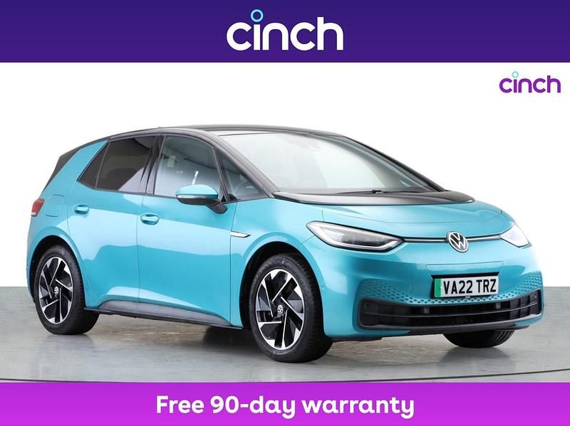 Turquoise Used 2022 VW ID.3 Pro Performance Hatchback | £14,999 (Fair price) - Image 1/3