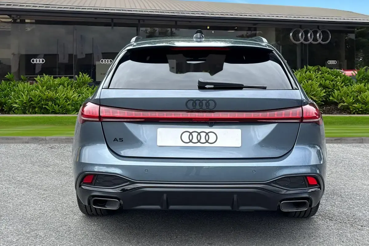 New Audi A5 Black Edition 2026 Blue Estate