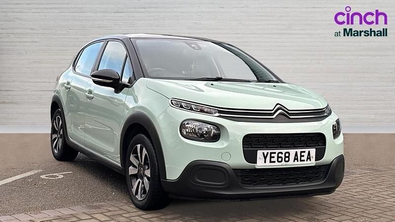 Green Used 2018 Citroën C3 Feel Hatchback | £7,100 (Fair price) - Image 1/4