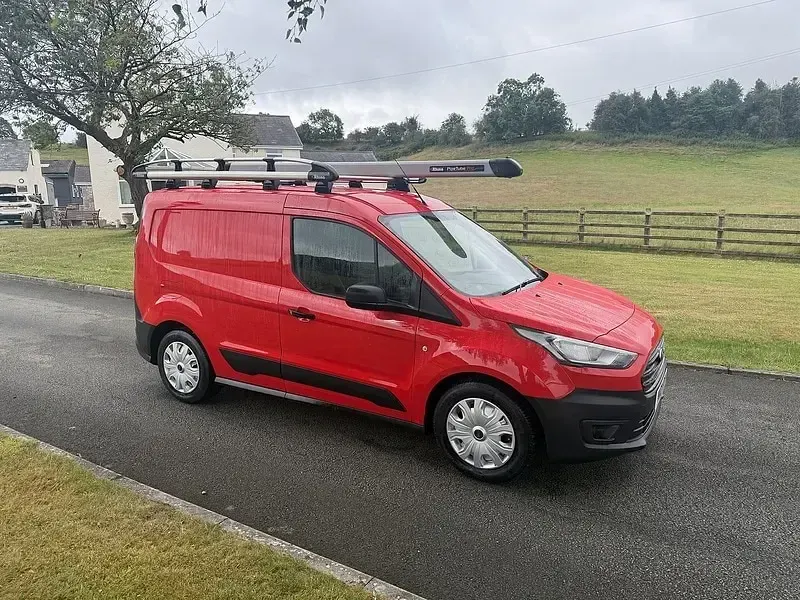 Used Ford Transit 75 HP (55 kW) 2021 Red Van