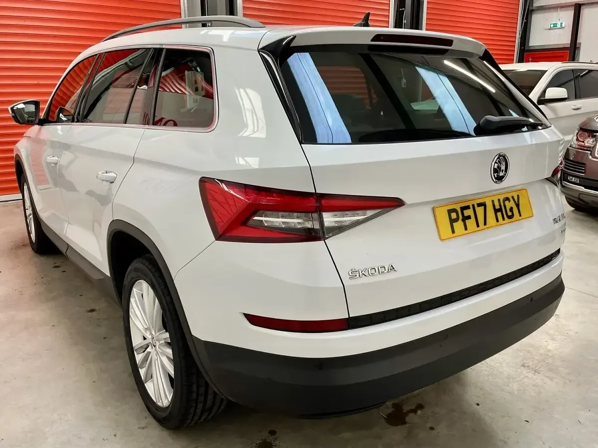 Used Skoda Kodiaq SE L 150 HP (110 kW) 2017 White SUV